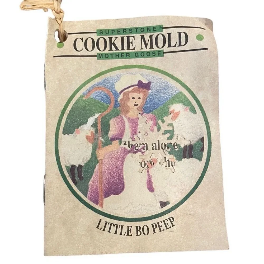 Vtg Williams-Sonoma Superstone Cookie Mold by Sassafras Little Bo Peep Easter
